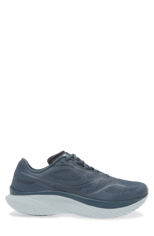 Saucony Kinvara 15 Running Shoe In Dusk/granite