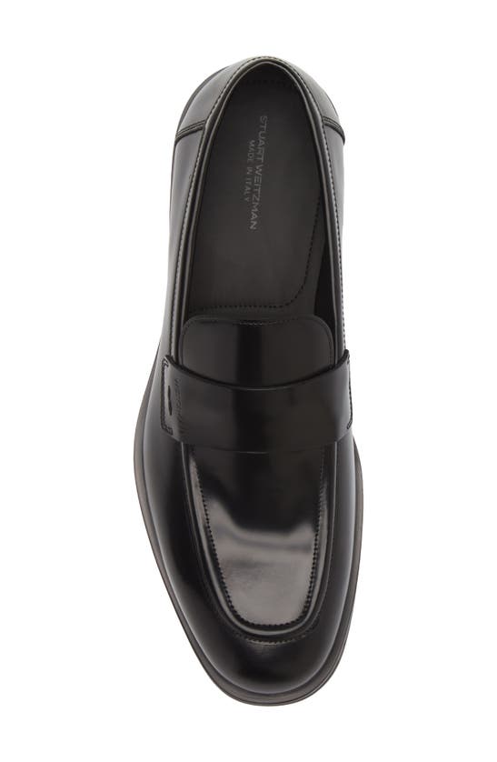 Stuart Weitzman Club Classic Loafer In Black