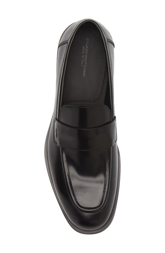 Shop Stuart Weitzman Club Classic Loafer In Black