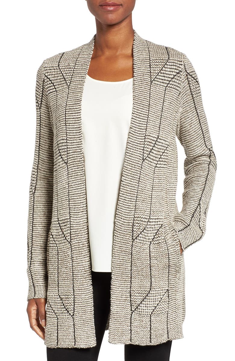 NIC+ZOE Cascading Cables Knit Cardigan | Nordstrom