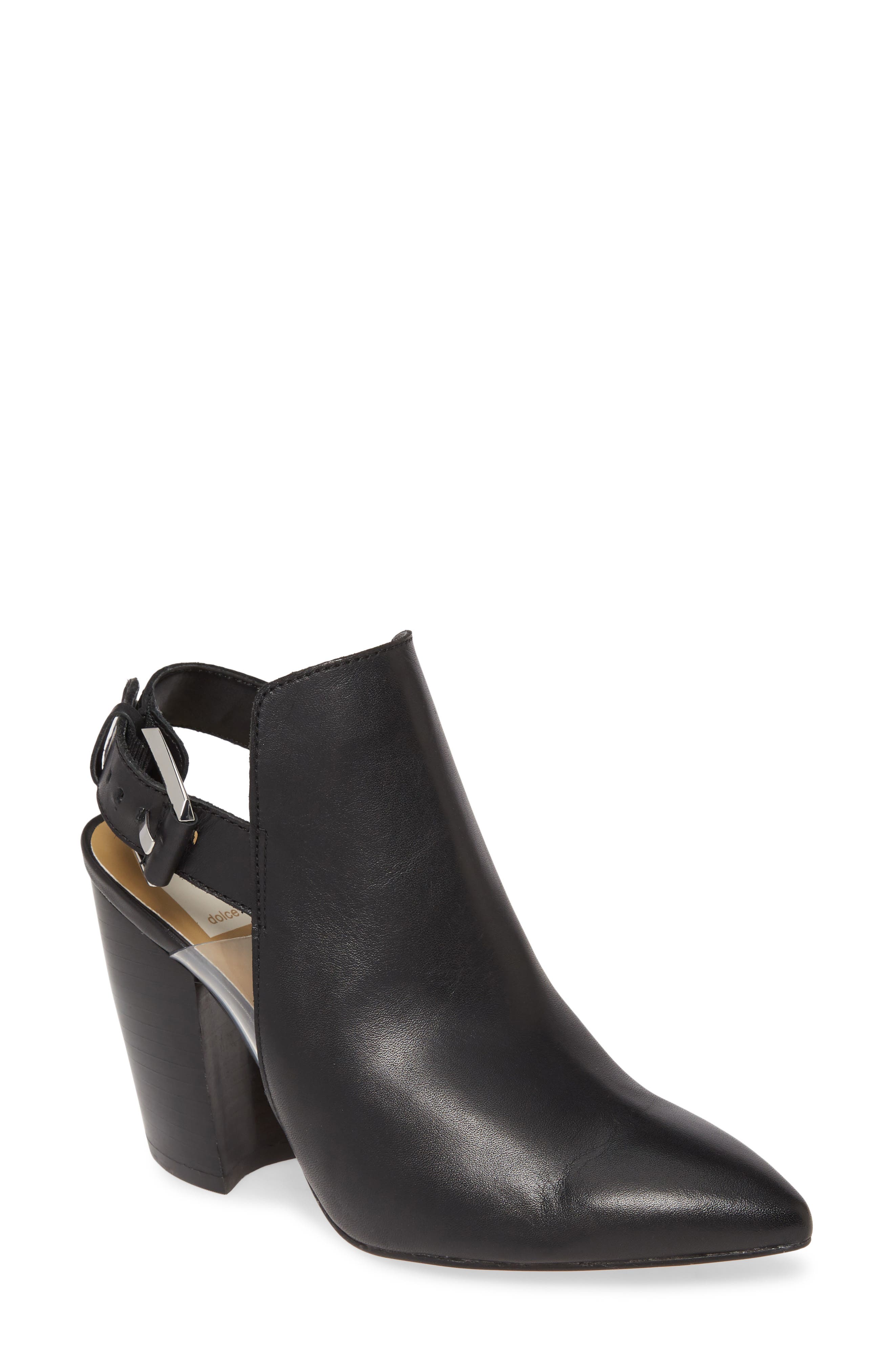 dolce vita block heel bootie