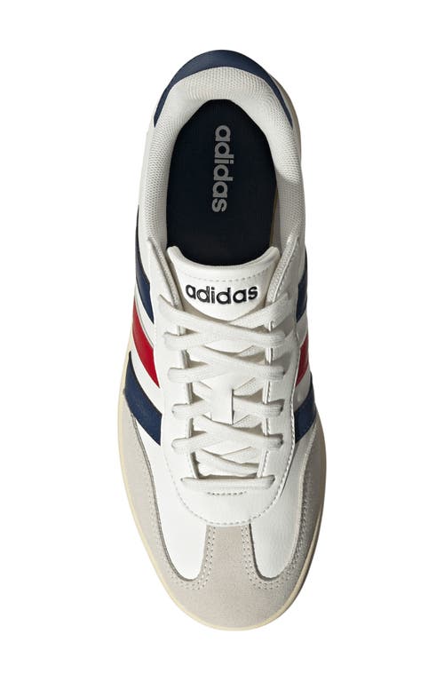 Adidas Originals Adidas Barreda Sneaker In Off White/dark Blue/scarlet