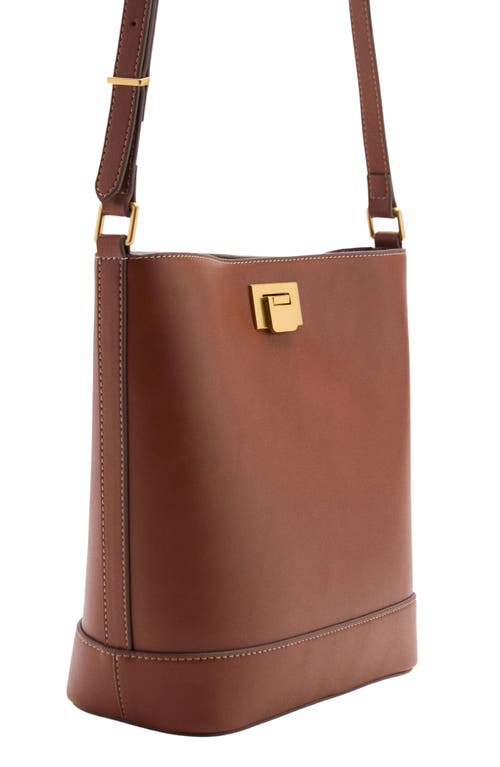 Shop Mango Faux Leather Shopper Bag