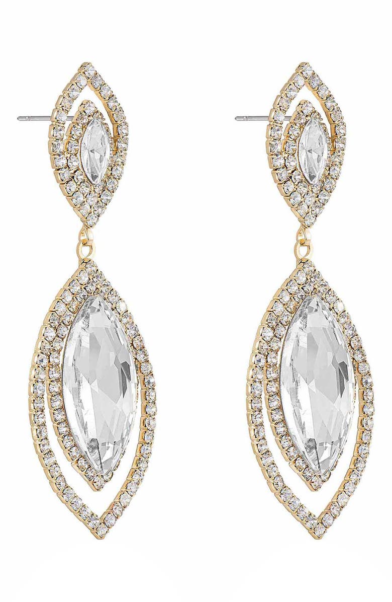 Ettika Large Crystal Drop Earrings Nordstrom