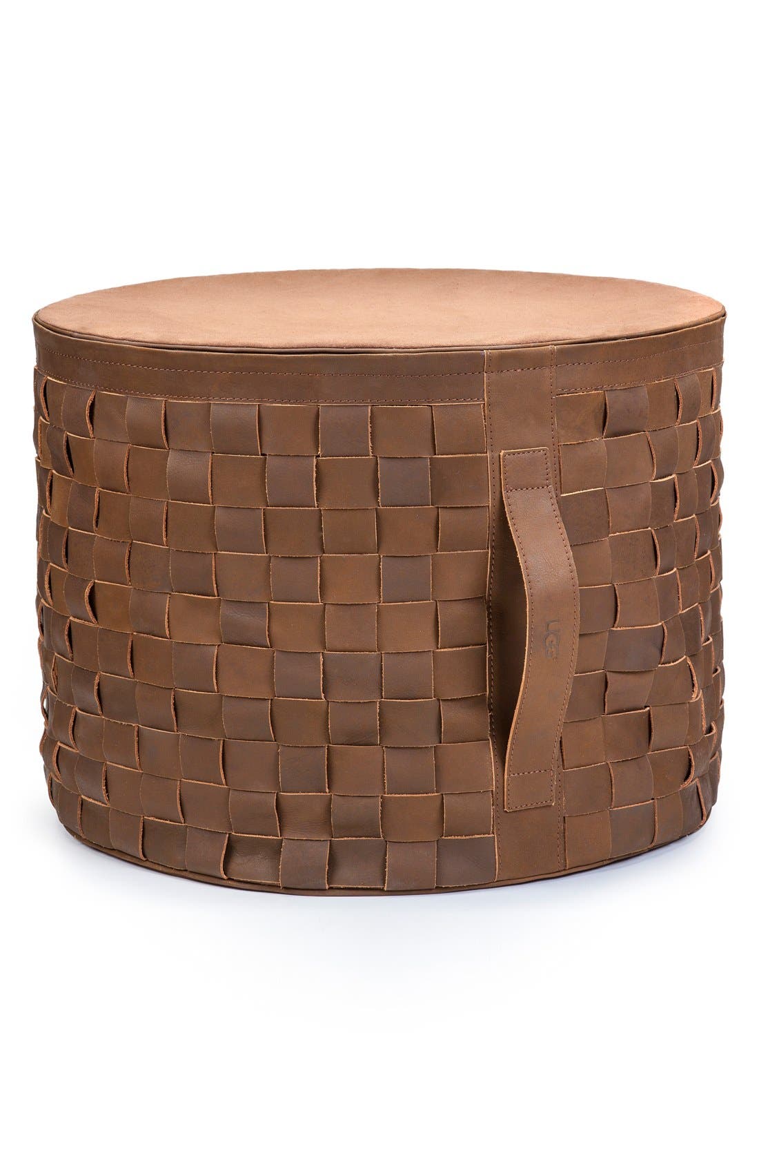 UGG® Australia Woven Leather Pouf Nordstrom