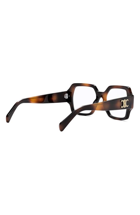 CELINE CELINE TRIOMPHE 52MM SQUARE READING GLASSES
