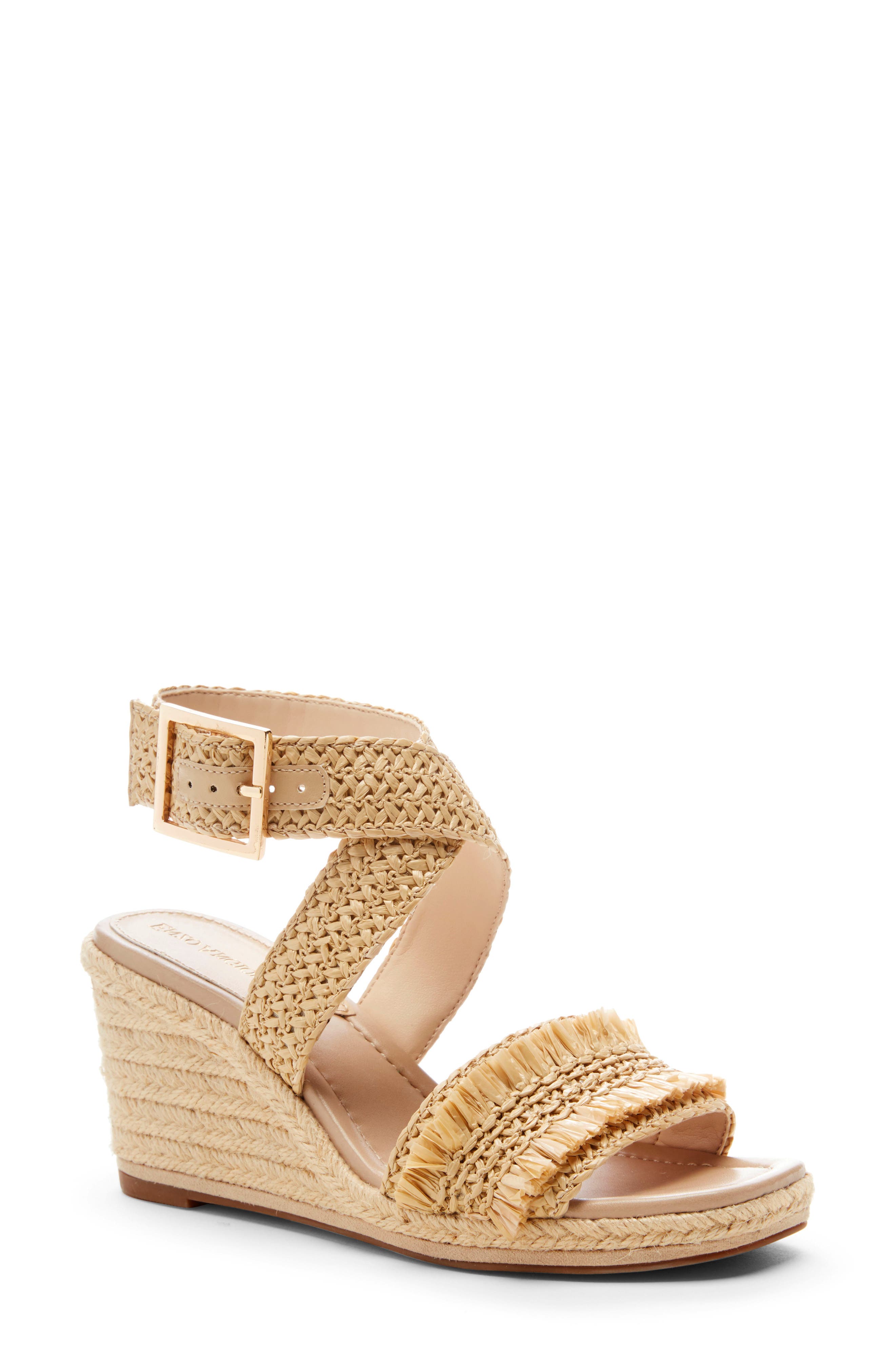 Enzo Angiolini Patsie Espadrille Wedge, Ivory