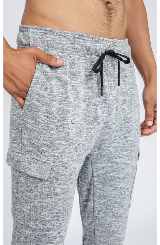 90 Degree By Reflex Snap Button Pocket Joggers In Light Grey ModeSens