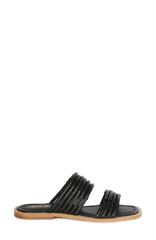 Saint G Zoya Slide Sandal In Black