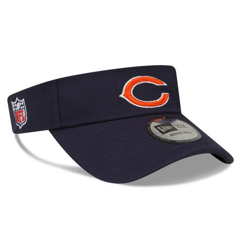 Men's Chicago Bears New Era Navy/Orange 2021 NFL Sideline Sport Official Pom Cuffed Knit Hat