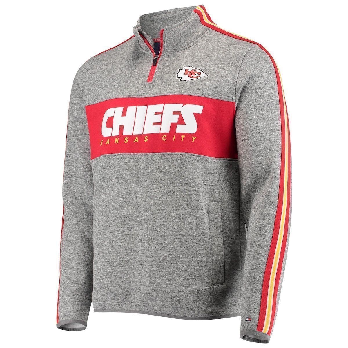 Tommy Hilfiger Men's Tommy Hilfiger Heathered Gray Kansas City Chiefs ...