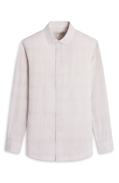 Shop Bugatchi Julian Shaped Fit Plaid Button-up Shirt In Desert