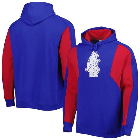 Men's Mitchell & Ness Red Philadelphia 76ers Hardwood Classics Leading  Scorer Fleece Pullover Hoodie