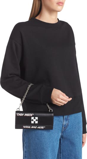 Off-White c/o Virgil Abloh 2022 Jitney Quote Wallet On Chain Continental  Wallet - Black Wallets, Accessories - WOWVA54556