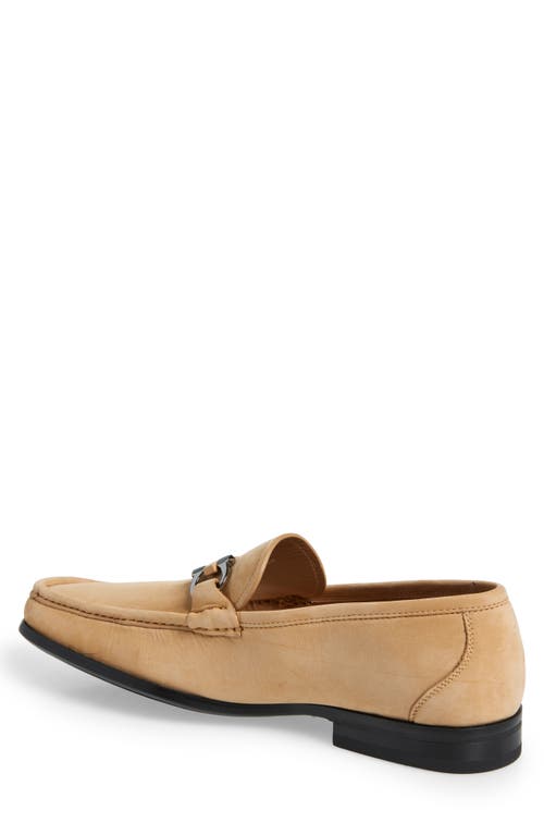 Shop Ferragamo Grandioso Two-bit Loafer In Light Camel