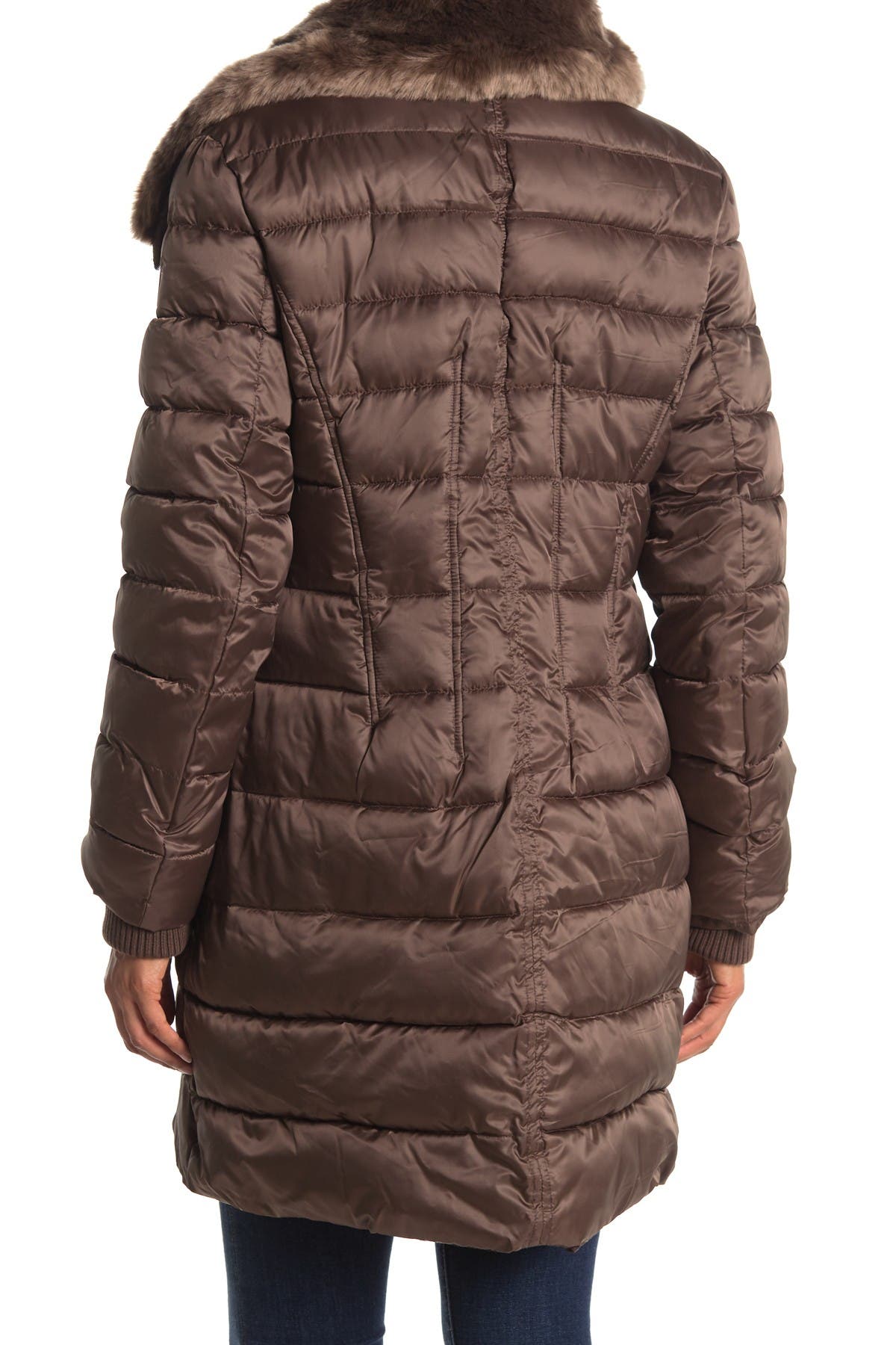 plus size nine west quilted puffer coat