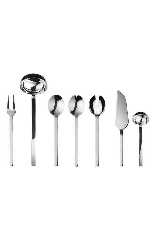 Mepra Stile 7-Piece Place Serving Set in Stainless Steel