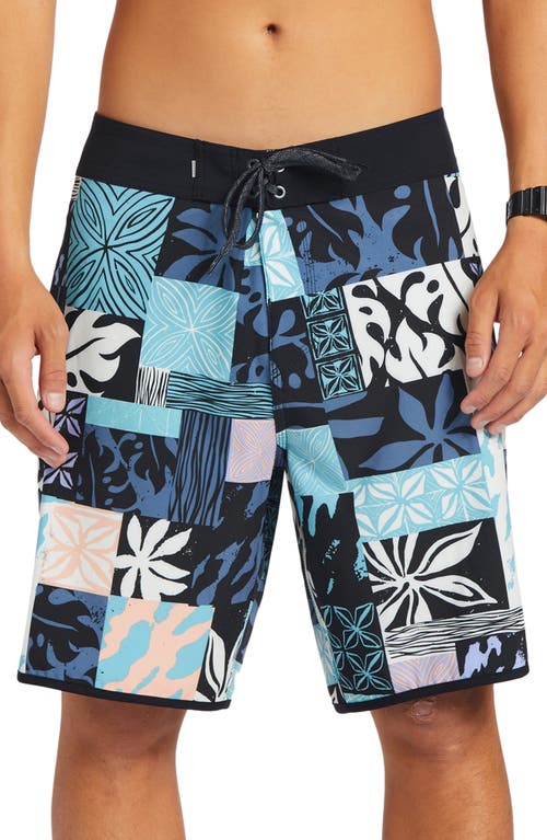 Surfsilk Hawaii Scallop Board Shorts in Black