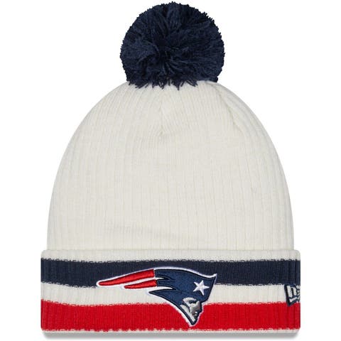 New England Patriots Men's New Era Knit Row Cuffed Hat