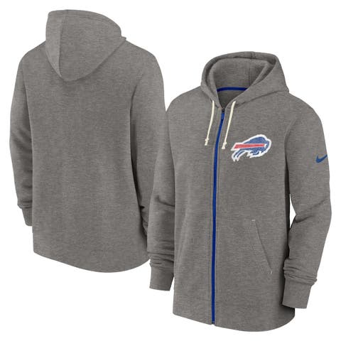 Men's Buffalo Bills Nike Anthracite Prime Logo Name Split Pullover Hoodie