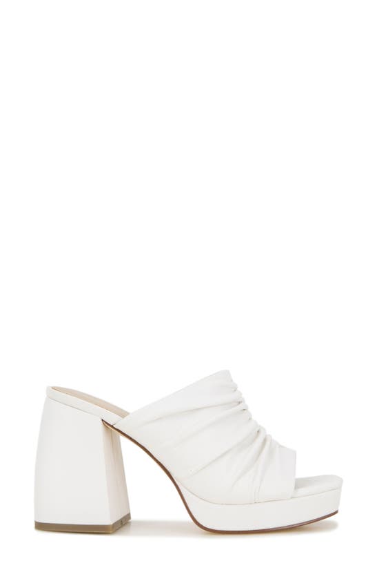 Shop Kenneth Cole Anika Platform Sandal In Ecru Pu