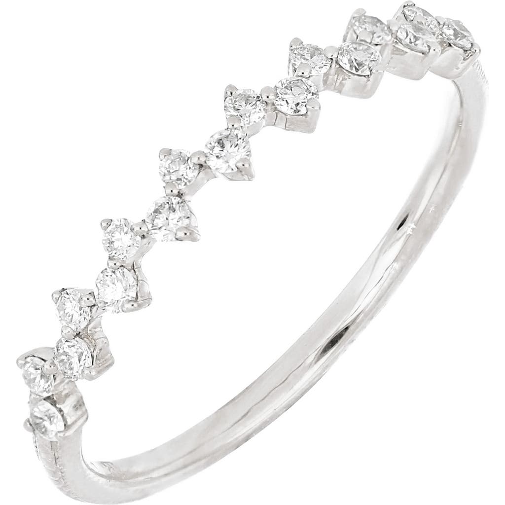Bony Levy Rita Stackable Diamond Ring In White Gold/diamond