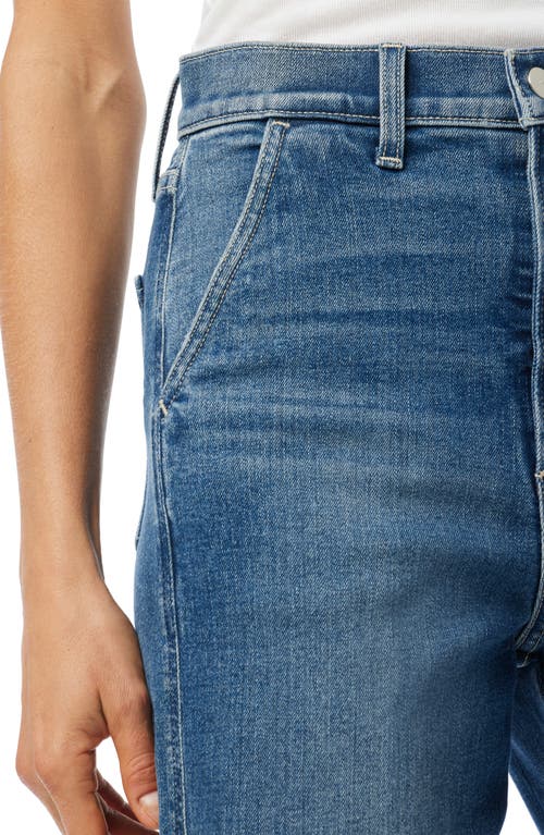 Joe's The Trixie Cuffed High Waist Wide Leg Trouser Jeans In First Bite