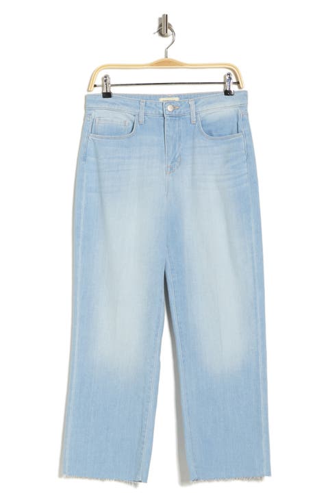 Kamie High Rise Cropped Frayed Hem Jeans – VICI