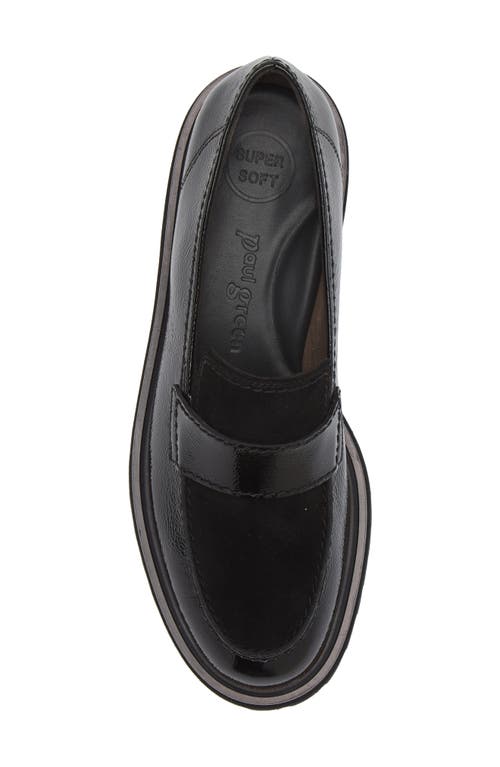 Shop Paul Green Urban Lug Sole Loafer In Black Combo