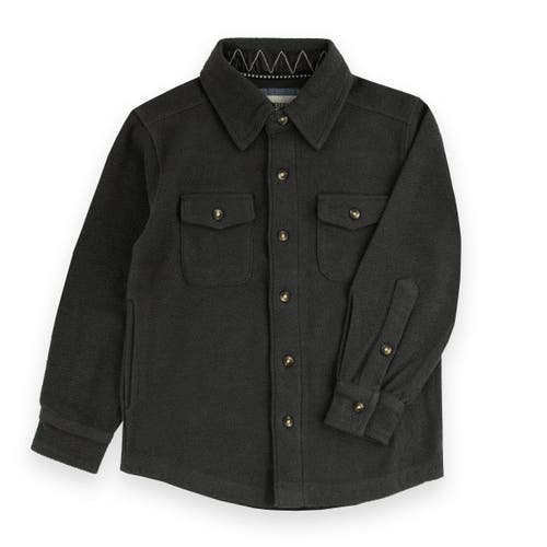 Sovereign Code Kids'  Favor Button Down Knit Shirt In Gunmetal