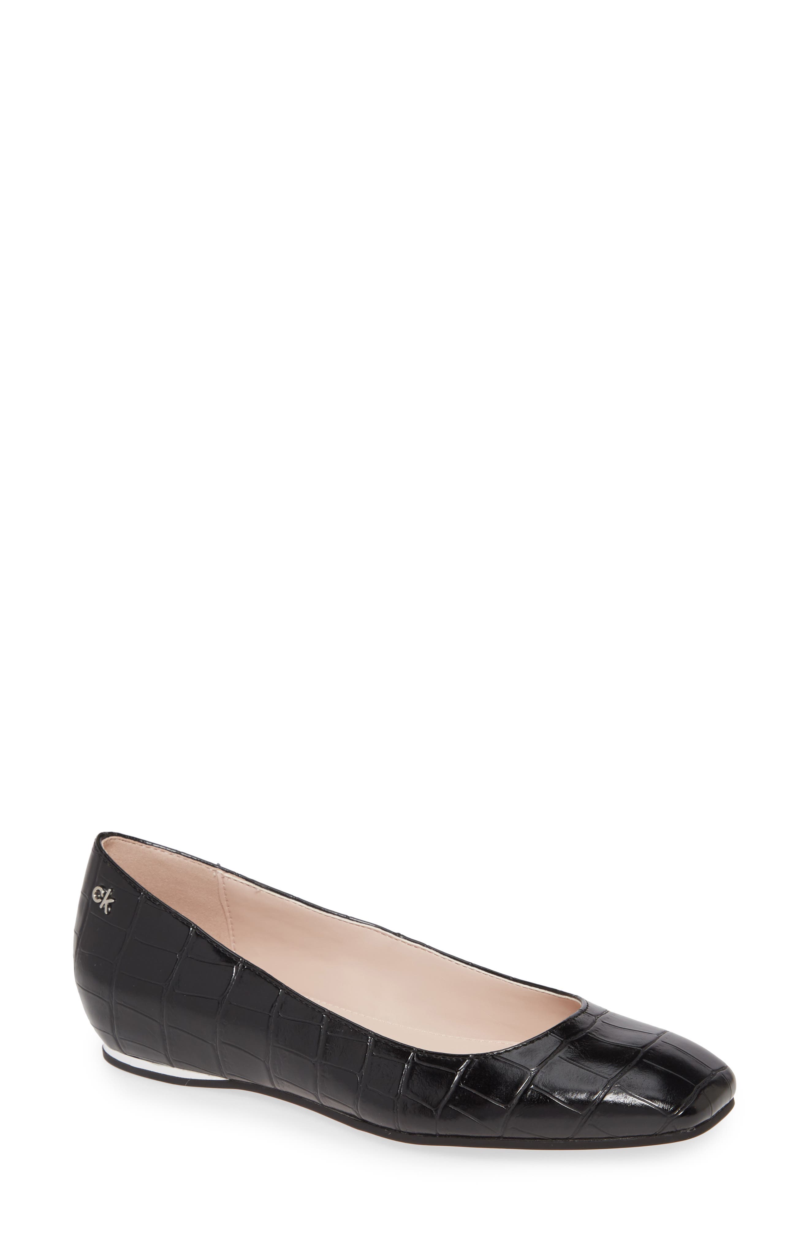 calvin klein flat shoes