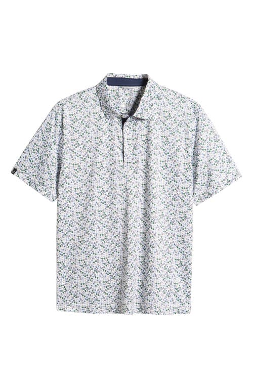 Shop Swannies Remington Floral Golf Polo In Navy