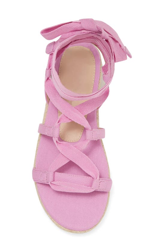 Stuart Weitzman Espadrille Flat Sandal In Lilac
