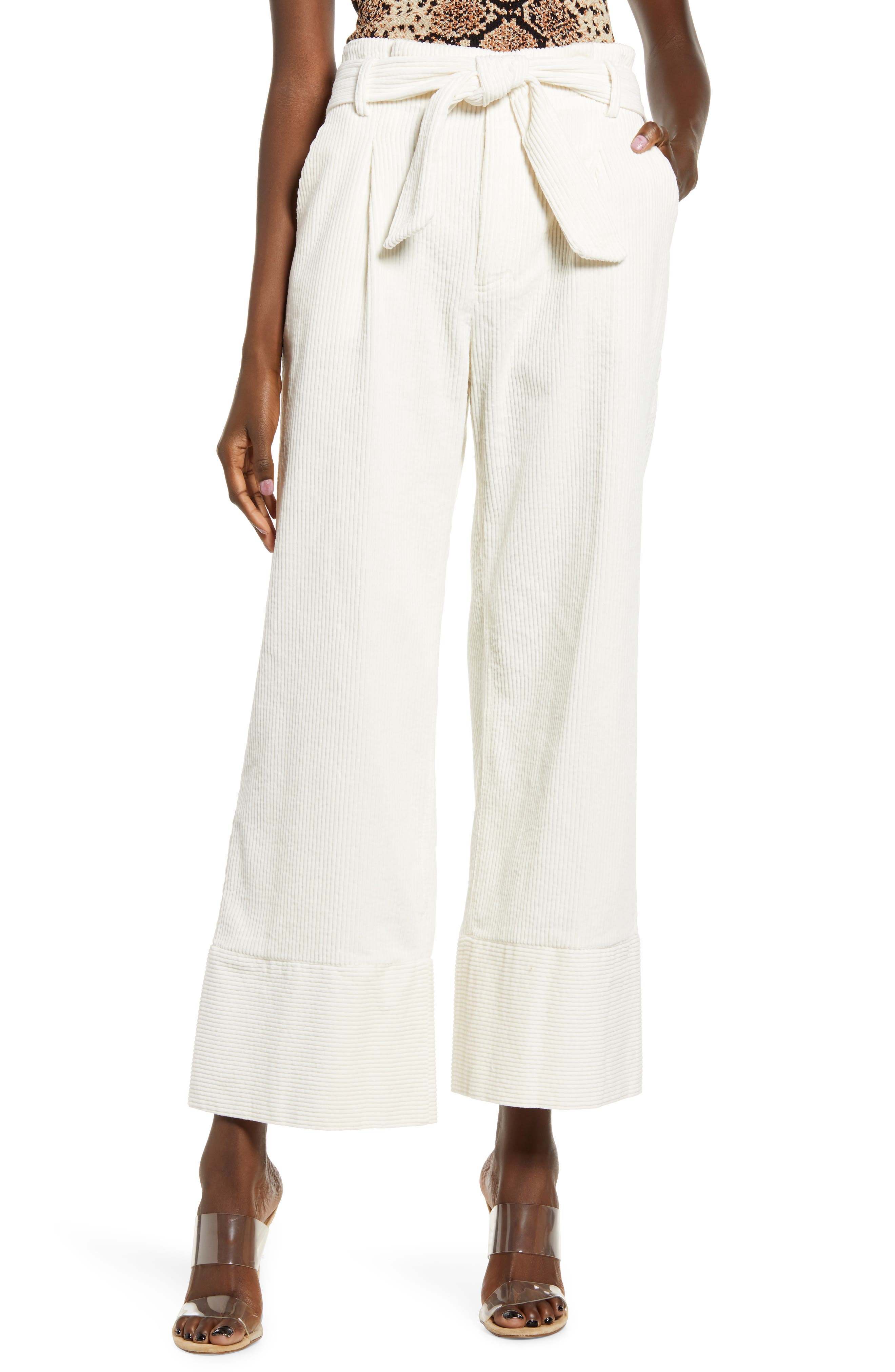 ivory corduroy pants