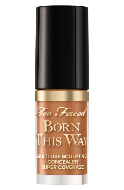 Shop Too Faced Travel Size Born This Way Super Coverage Multi-use Longwear Concealer In Butterscotch