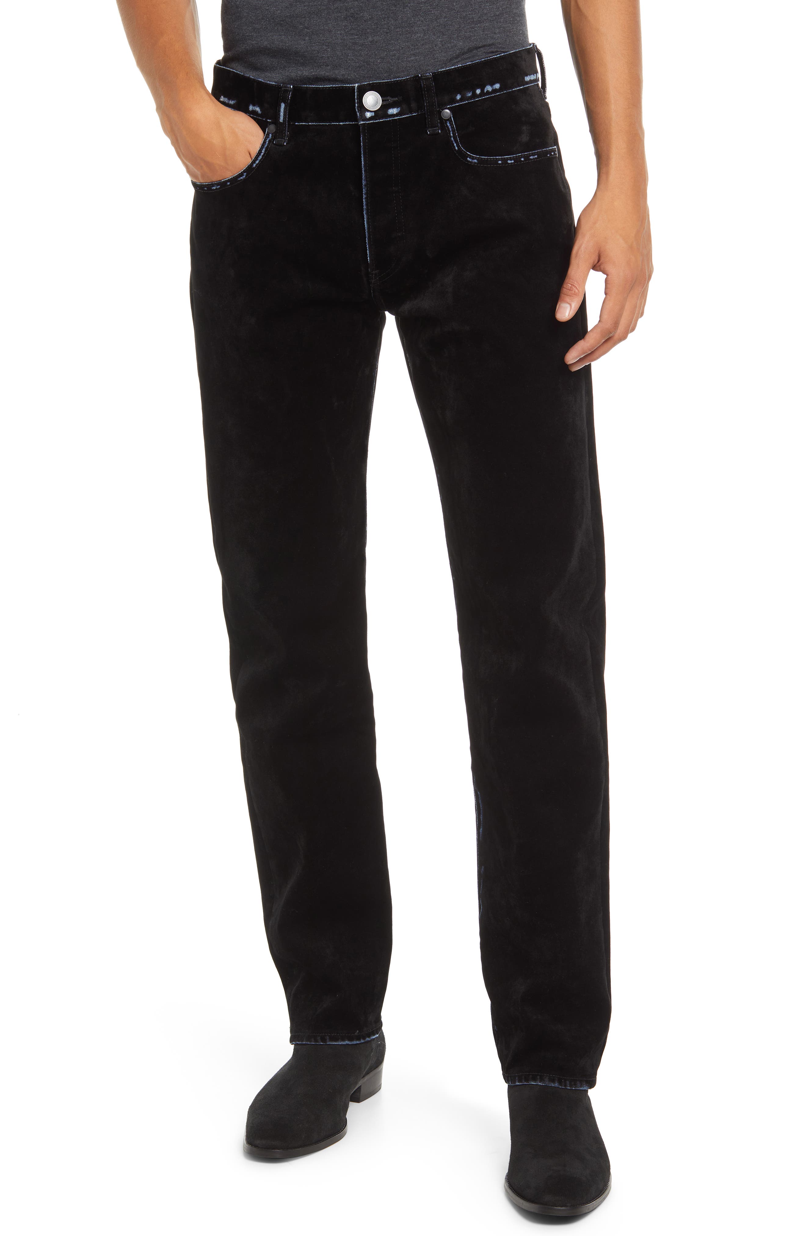 brown velvet pants mens