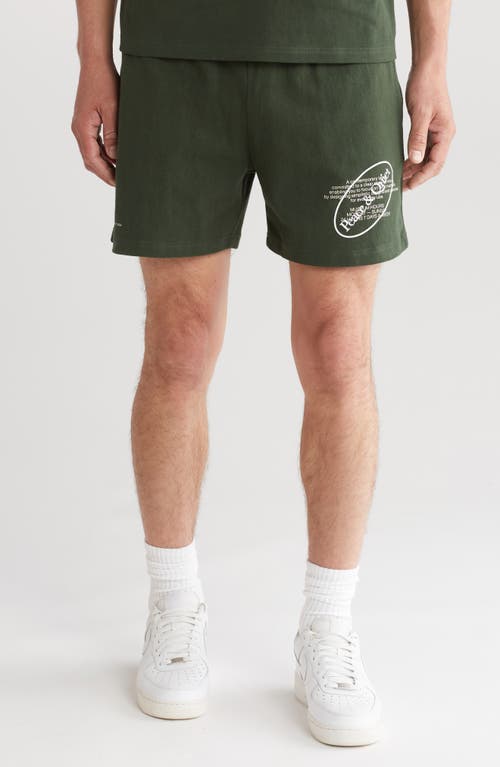 Museum Hours Cotton Sweat Shorts in Forest