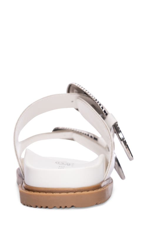 Chinese Laundry Ramsie Slide Sandal In White