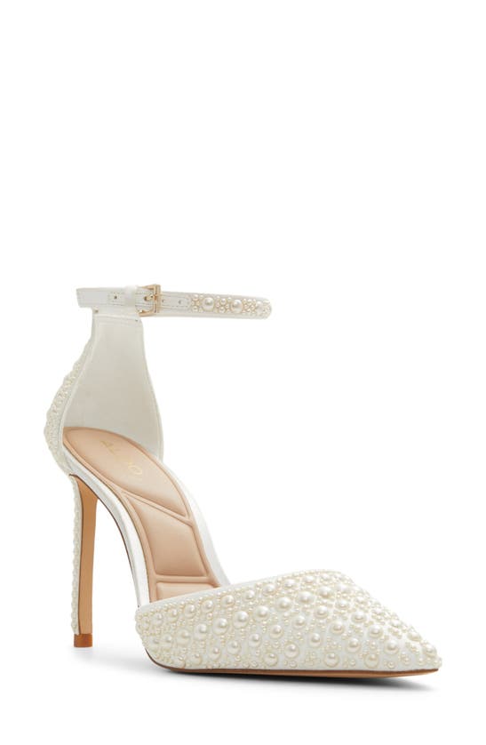 Shop Aldo Derperla Pointed Toe Pump In White