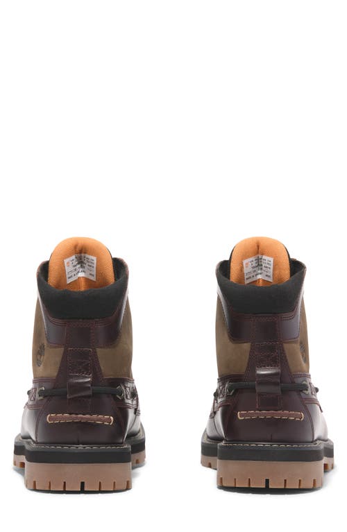 Timberland Britton Road Mid Waterproof Boot In Burgundy Full Grain