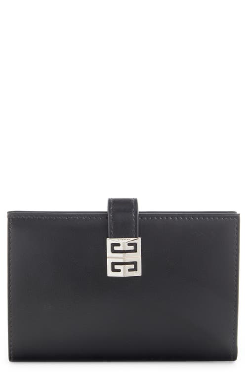 Givenchy Medium 4G Bifold Calfskin Leather Wallet in Black at Nordstrom