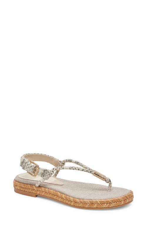 Shop Dolce Vita Meryl Slingback Sandal In Grey/white Embossed Leather