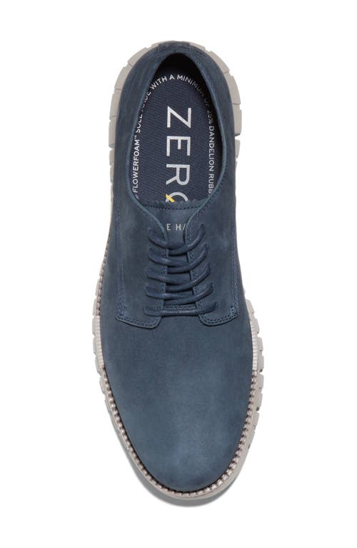 Shop Cole Haan Zerogrand Remastered Plain Toe Derby In Navy Blazer/paloma