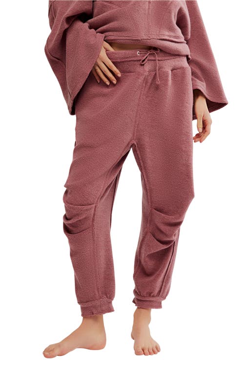 Free People Day Off Fleece Jogger In Wild Ginger In Wild Ginger