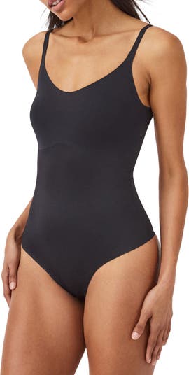Reiss Spanx Shapewear Strapless Mid-Thigh Bodysuit with Cups