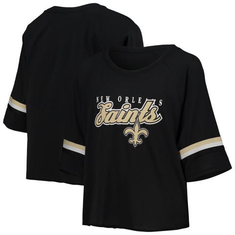 Nike Women's New Orleans Saints Arch Team Black Crew Sweatshirt