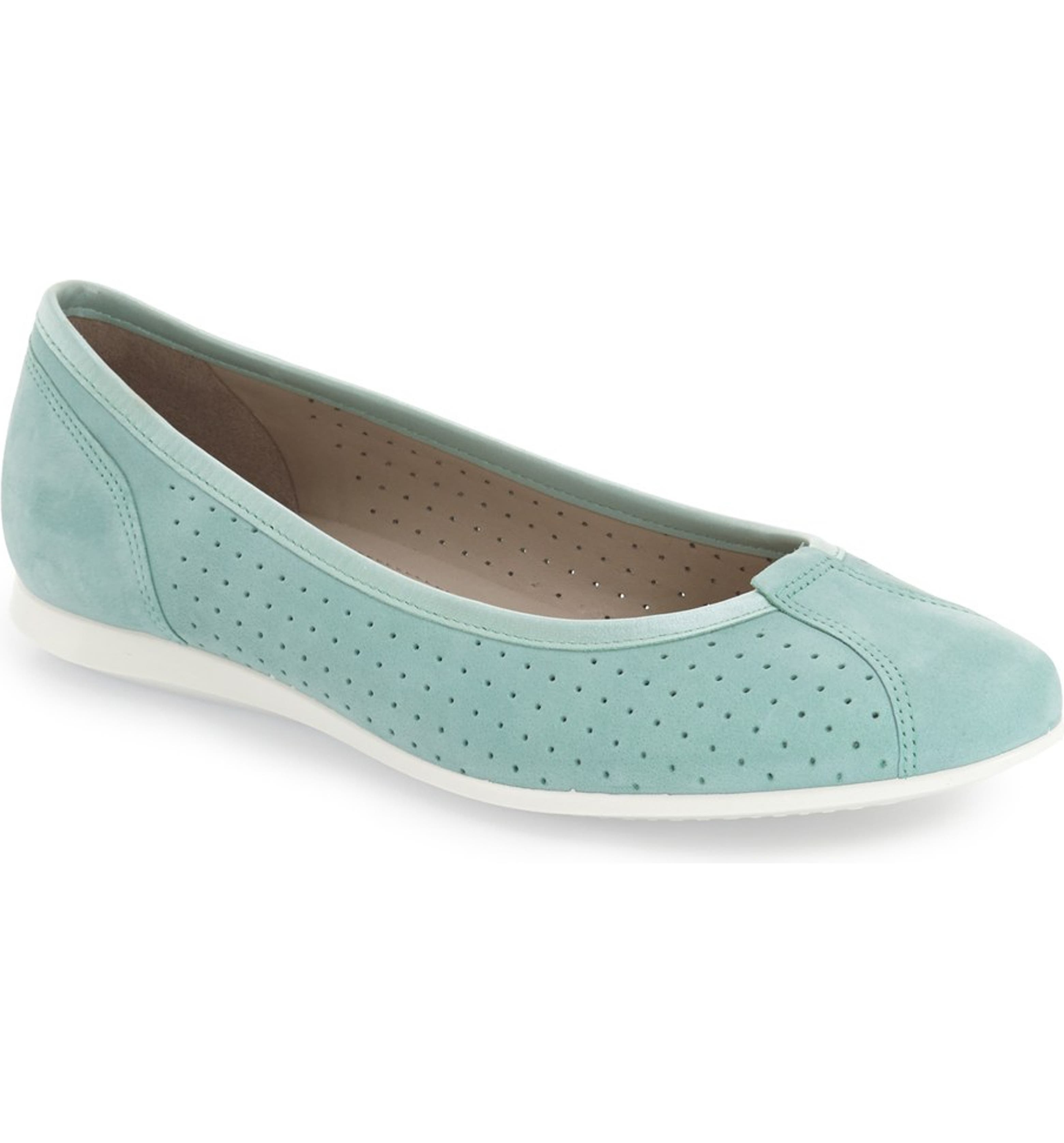 ECCO 'Touch' Perforated Ballerina Flat (Women) | Nordstrom