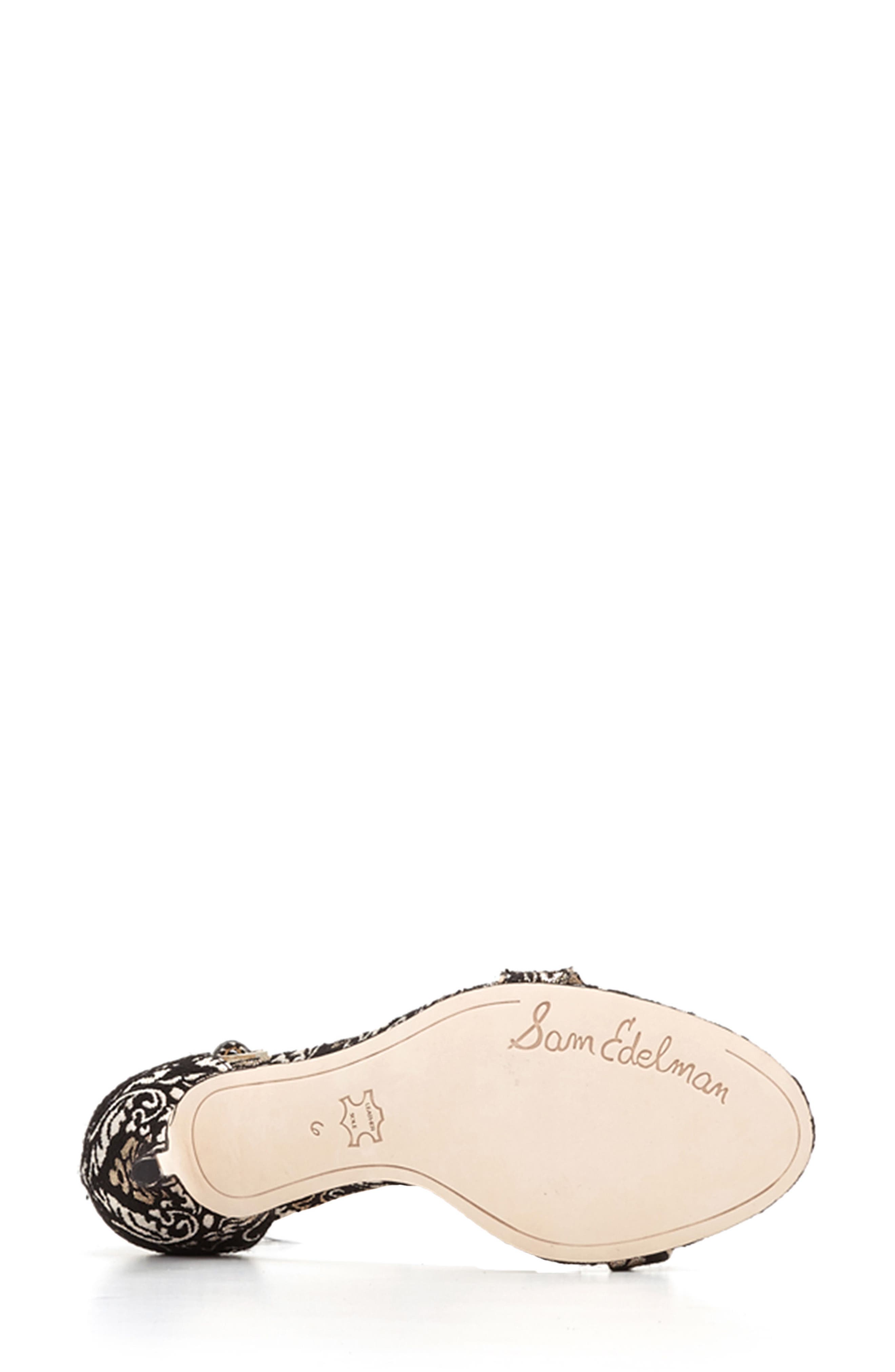 SAM EDELMAN,
                            'Patti' Ankle Strap Sandal,
                            Alternate thumbnail 25, color,
                            008