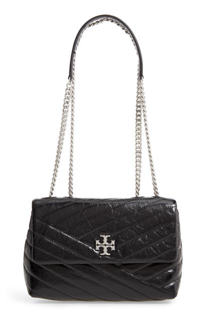 Tory Burch Kira Chevron Quilted Textured Leather Convertible Shoulder ...