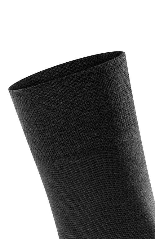 Falke Sensitive New York Crew Socks In Black
